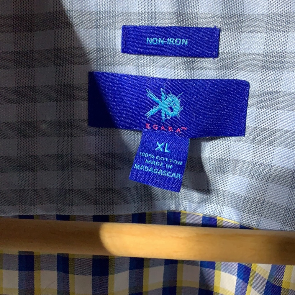 NWOT Egara non-iron button down shirt